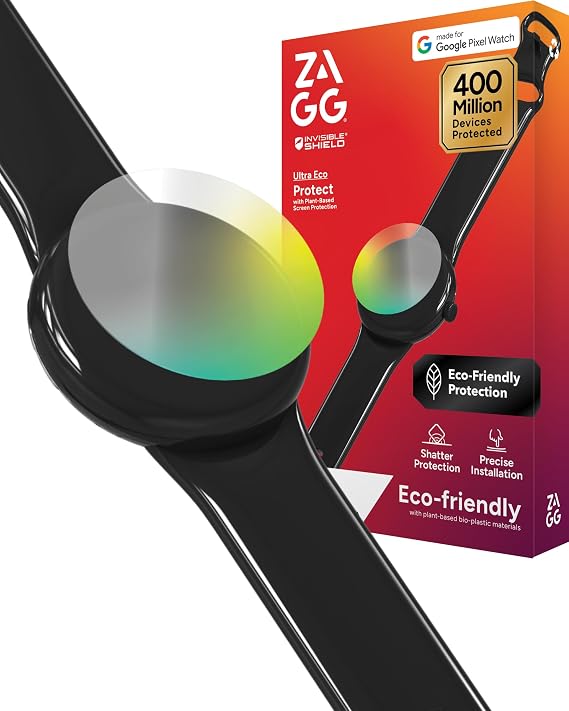 ZAGG Ultra Eco Google Pixel Watch 5/4 (45mm) Screen Protector