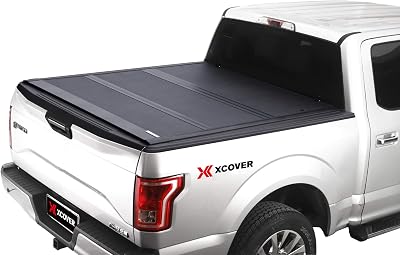 Xcover Low Profile Hard Folding Truck Bed Tonneau Cover, Compatible with 2019-2025 Ram 1500 5.7 Ft Short Bed New Body Only NOT for Classic Body, Track System, Roll Bar & Multifunction Tailgate