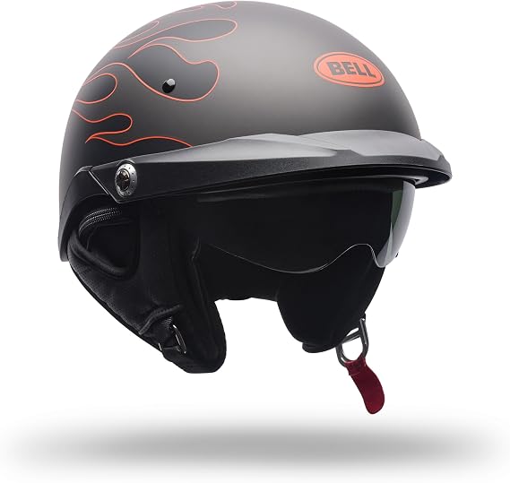 BELL Pit Boss Apex Motorcycle Half Helmet - Black/Gray, Medium