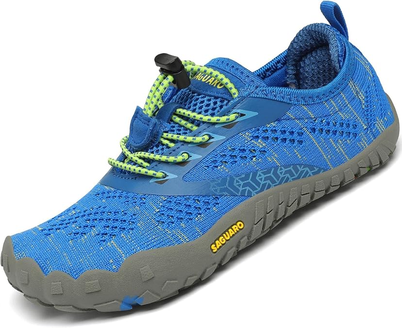 SAGUARO Kids' Barefoot Shoes Boys Girls Quick Dry Aqua Athletic Sneakers Lightweight Sport Footwear Toddler Water Shoes