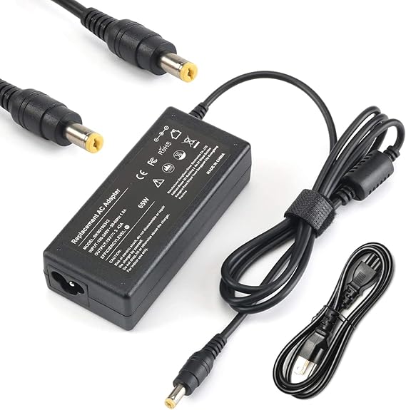 Laptop Ac Adapter Charger for HP Pavilion ze4900 ze4907wm ze4908us ze4910us ze4911us, HP Pavilion dm3-1130us dm3-1131nr dm3-1140us, HP Pavilion dv2600 dv2617us dv2619nr dv2620us