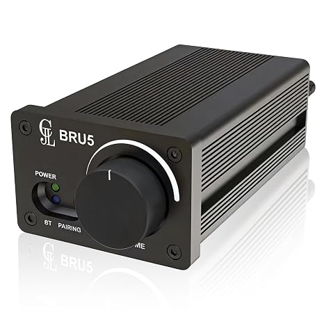 TPA3255 Bluetooth 5.3 Amplifier, 300W x 2, Stereo Power Amplifier, BRU5, DSP, Tuning, Bluetooth 5.3 Compatible, RCA Input, Compact Design