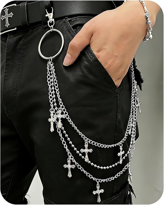 Pants Pocket Chain Belt: Jean Wallet Chain for Women Men