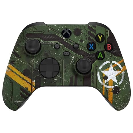 Silent Modz Custom Wireless Controller for Microsoft Xbox Series X|S, Xbox One S|X & PC (Army Mecha)