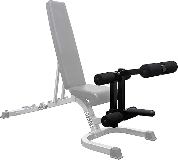 Valor Fitness Leg Curl - Extension Attachment -Bench Not Included -Works with Valor Compatible Fitness Benches - Home Gym Equipment