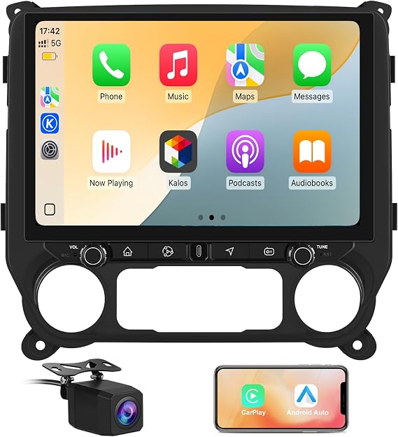 AWESAFE 11.5'' Car Radio Stereo for Chevy Silverado GMC Sierra 2014-2018