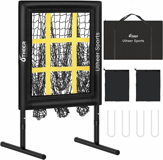 Utheer 9 Hole Pitching Net with Strike Zone, Accuracy Trainer
