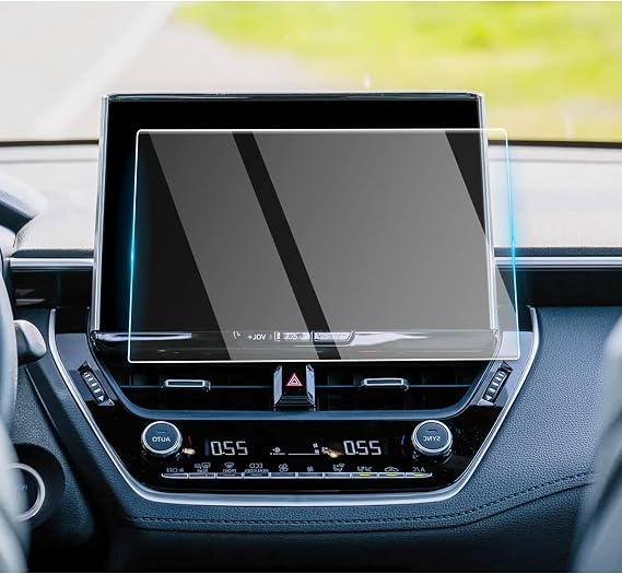 CDEFG Compatible with Toyota Corolla 2022-2024 2025, Navigation Protective Film Tempered Glass 9H 10.5 Inch GPS Screen Protector Car Film Corolla Cross Touring Sports GR Hybrid Hathback Accessories