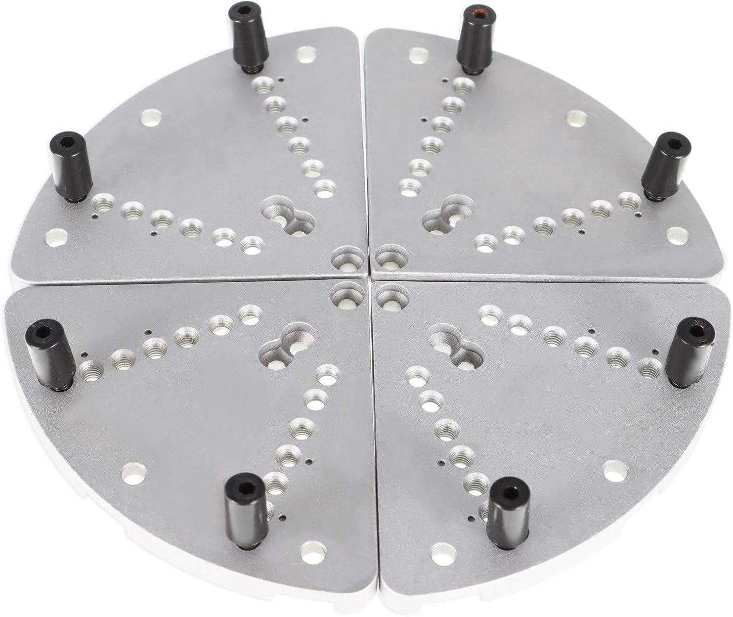 findmall 8-14 Flat Lathe Chuck Jaws for Finishing and Polishing Woodturning Bowl and Plate Bottoms