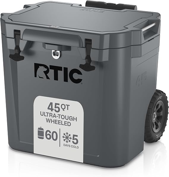 RTIC 45 QT Wheeled Ultra-Tough Hard Cooler