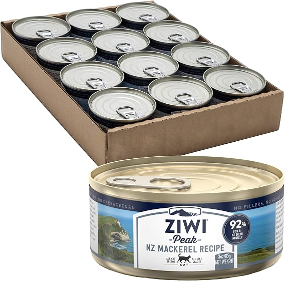 Ziwipeak ZIWI Peak Cat Cans, Macaro, 3.0 oz 85 g x 24 Cans