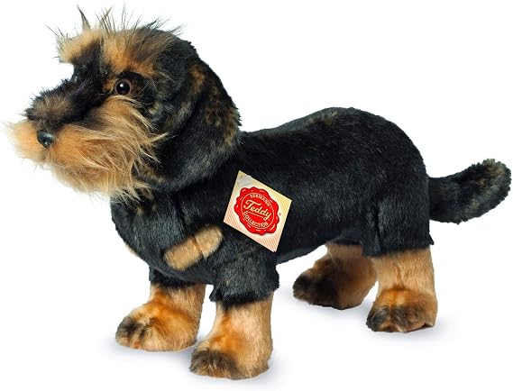 Teddy Hermann 91923 Wire-Haired Dachshund 28 cm Soft Toy