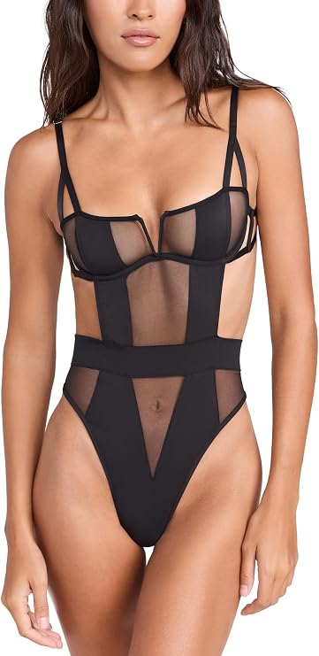 Bluebella Women's Orla Wired Thong Bodysuit