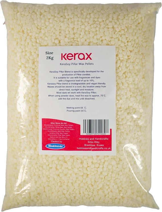 2kg KeraSoy Pillar Wax Pellets