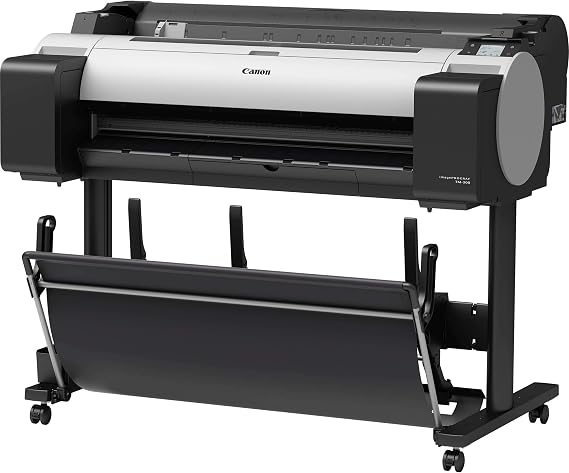 imagePROGRAF TM-300 with a Set of Ink Tanks and a Box of CES Imaging Paper. Color Printer Plotter by Canon