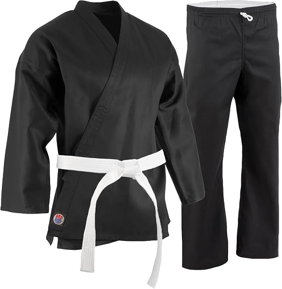 ProForce 6oz Student Karate Gi / Uniform - Black - Size 2