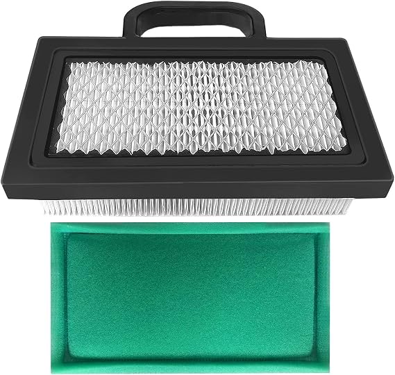 499486S 698754 Air Filter,Compatible with 499486 Lawn Mower Air Filter Cartridge, Fit BS 18-26 HP Intek V-Twins Engine Air cleaner