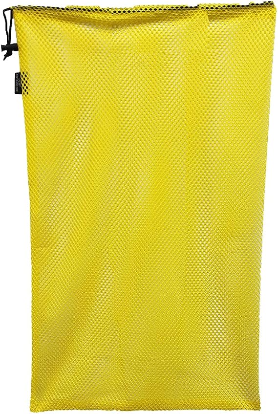 JCS Nylon Mesh Drawstring Bag, Medium, Approx. 18inch x 30inch