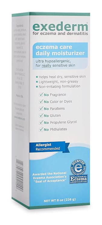Exederm Ultra Sensitive Moisturizer for Eczema & Dermatitis 8oz