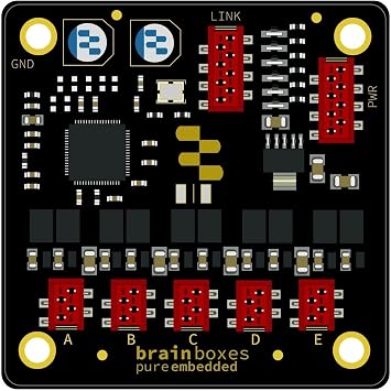 Brainboxes Pure Embedded 10/100 5 Port Industrial Ethernet Switch