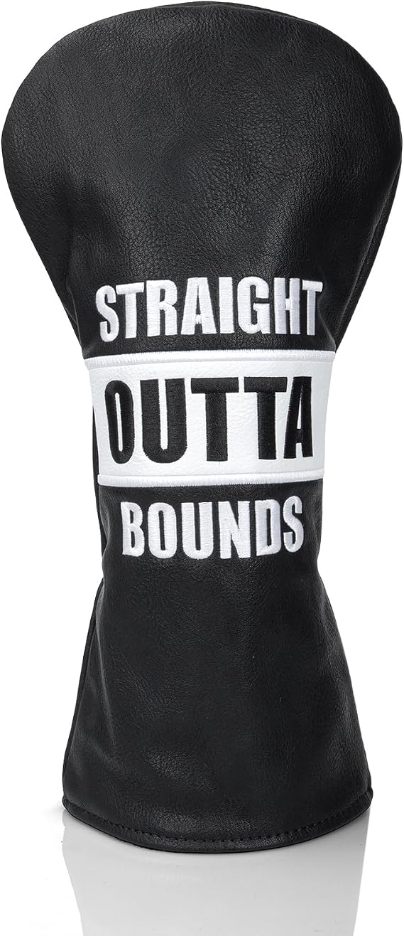 Straight Outta Bounds Golf Club Covers Leather Putter Headcovers
