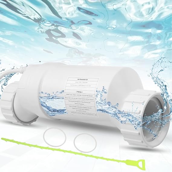 Salt Water Pool Chlorinator System, Compatible with Hayward Salt Chlorine Generator W3T-Cell-3, CELL-3-SWP, Cell 3, Up to 15,000 gallons Swimming Pools