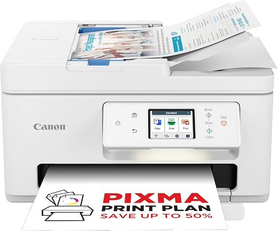 Canon PIXMA TS7750i Series - All-in-One Printers, Copier & Scanner for Home Use | Wireless for Easy Printing From Your Smartphone | Canon Printer Home Printers with PIXMA Print Plan
