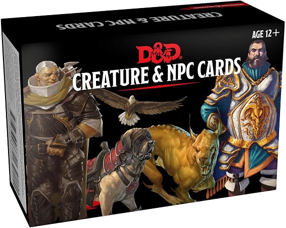 Dungeons & Dragons Spellbook Cards: Creature & Npc Cards (D&d Accessory)