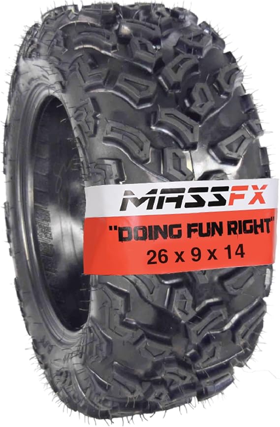 MASSFX SL 26x9-14 Front ATV/UTV Tire 6-Ply Off-Road 26x9x14 (1 Tire)
