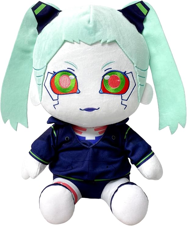 Great Eastern Entertainment Cyberpunk Edgerunners - Rebecca Basic Clothing Sitting Pose Plush 12" H
