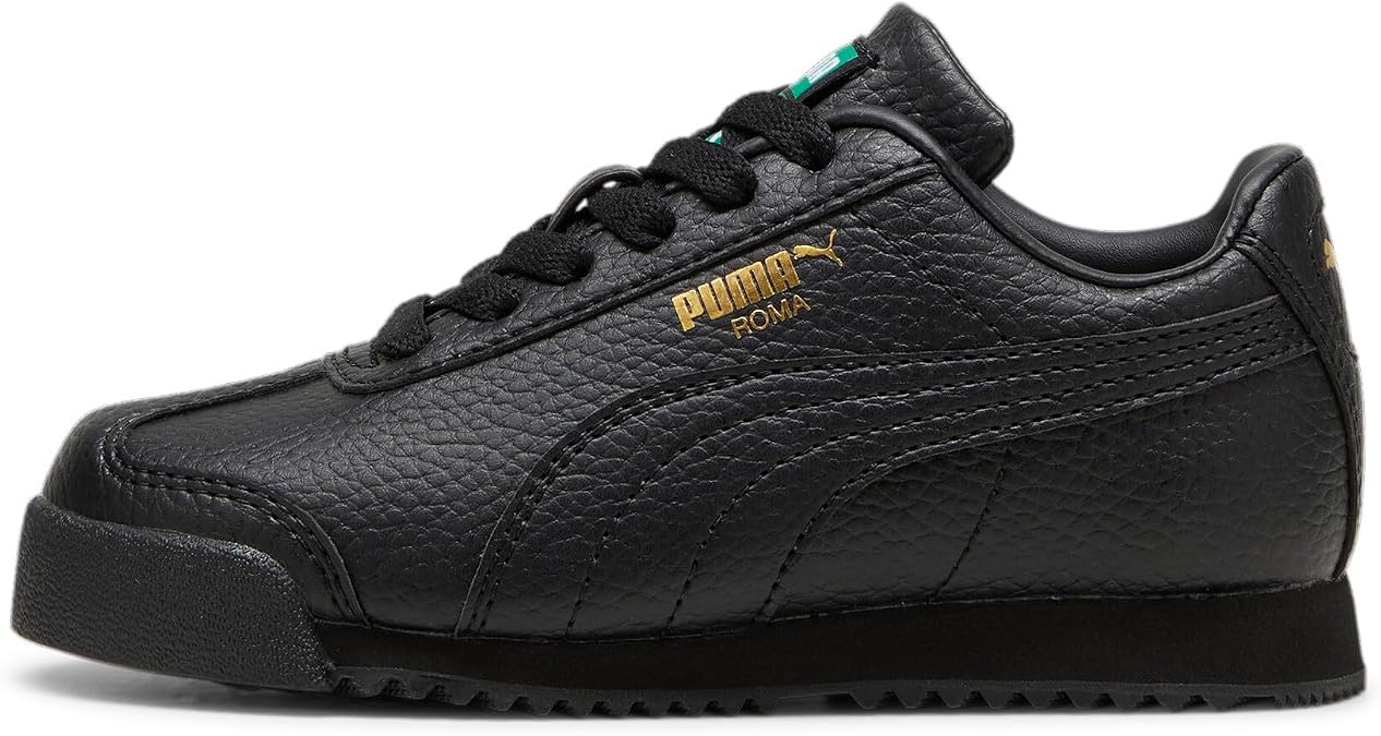 Puma Unisex-Child, Roma, Puma Black, Little Kid 2