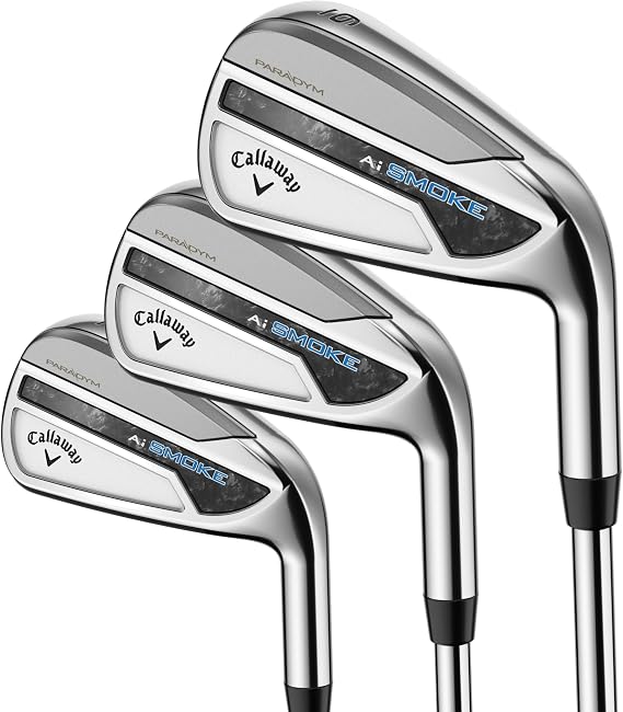 Callaway Golf Paradym AI Smoke Iron Set (Left Hand, 4-PW, Graphite, Light)
