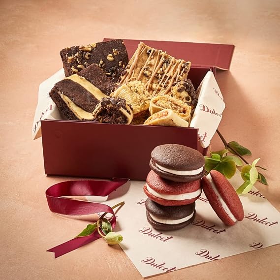 Dulcet Gourmet Food Box - Wedding Gift Basket or Baby Shower Present