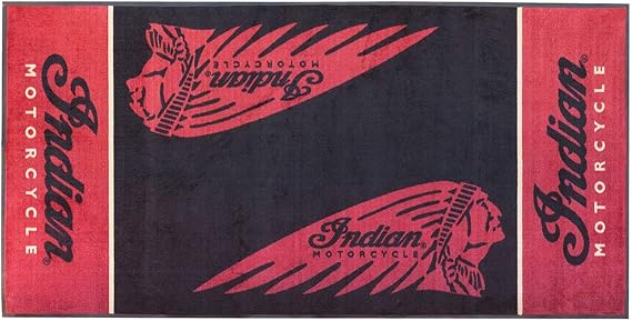 Parking Mat for Garage, Red/Black