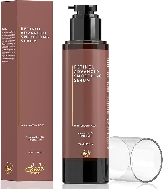 1% Retinol Serum for Face & Neck– 120ml Anti Aging Retinol Serum for Wrinkle & Fine Lines – Skin Renewal, Firming & Brightening with Niacinamide, Vitamin E & Botanicals for Men and Women