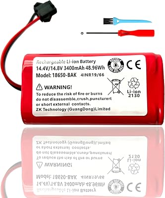 Robot Vacuum Cleaners Battery for Eufy RoboVac 11 11S 30 30C 15C 15T 12 35C 15C MAX, Ecovacs Deebot N79, N79S, 500, DN622, Tesvor X500, for Goovi F007C D380 D382, Amarey A800 A900, Coredy R300 R500