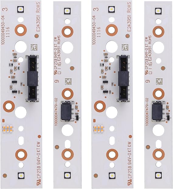 4PCS Right Side White LED Boards DRL Turn Signal Chip for Audi Q7 2017-2019