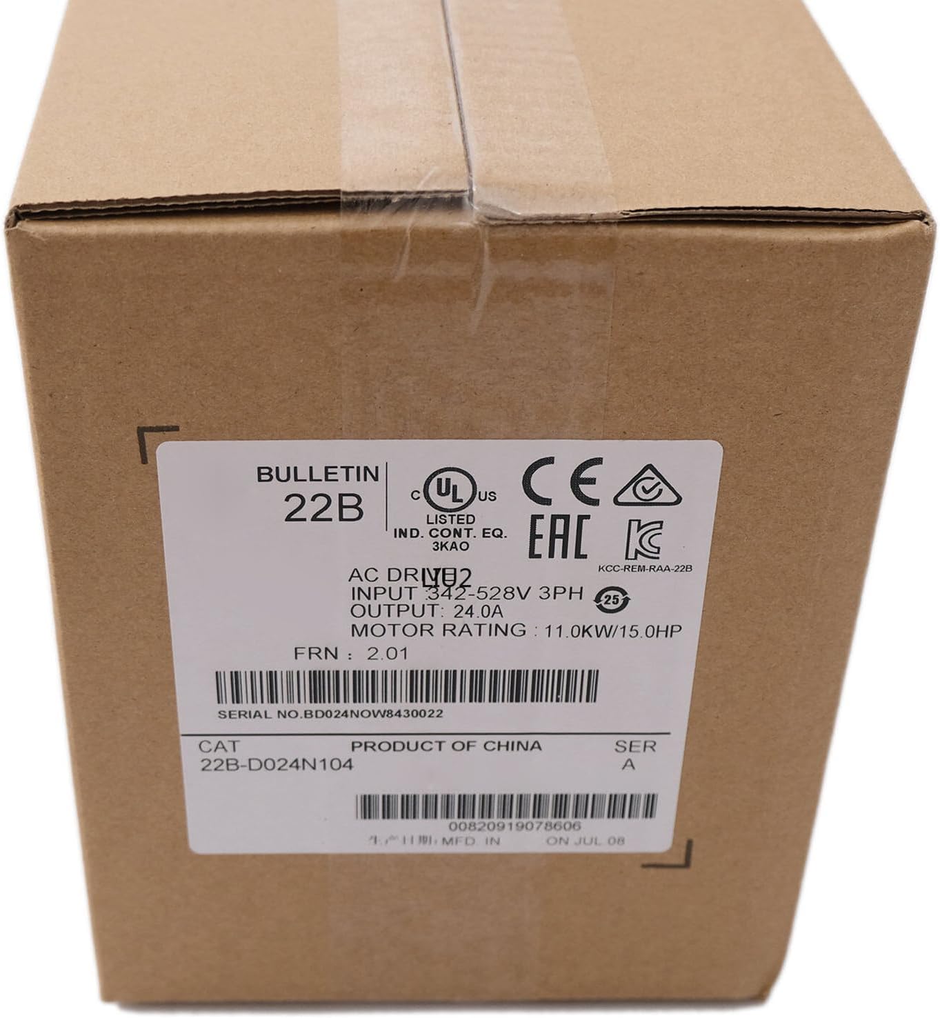 1pcs New 22B-D024N104 Sealed in Box 22BD024N104 Expedited 22B-D024N104 22BD024N104