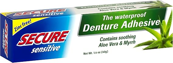 Secure Sensitive, Denture Adhesive, 1.4 Oz (40 G)