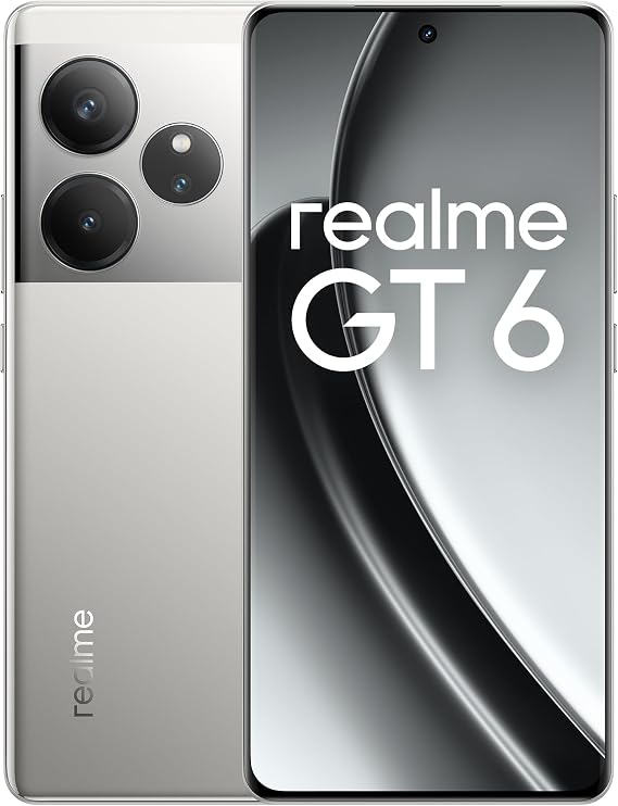 realme GT 6 256GB 12GB Fluid Silver Global+NFC RMX3851 EU