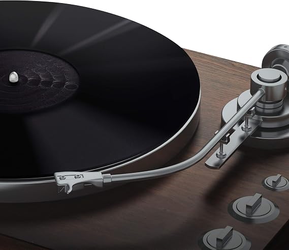 PRO SPIN Black Acrylic Turntable Mat - Platter Slipmat for 12" Vinyl Vintage Record Player - Antistatic Cover, Reduces Noise & Sounds from Static & Dust - Tighter Bass Quality, Record Player Mat