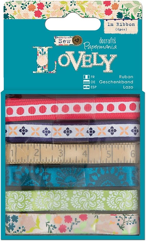 Papermania Sew Lovely Ribbon, 1m