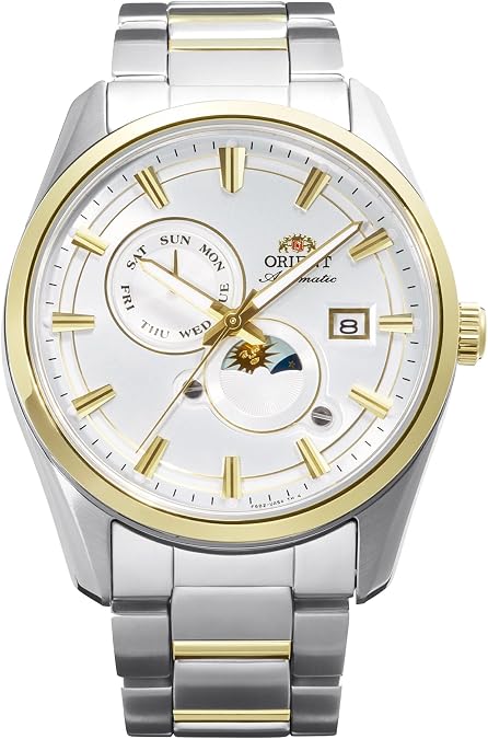 Orient Contemporary Stretto Day-Night Automatic White Dial Men's Watch RA-AK0312S30B