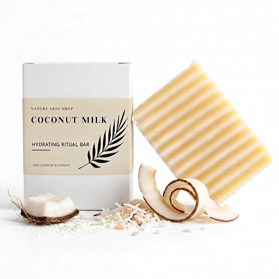 Nature Skin Shop Coconut Milk Shampoo Bar for Dry Hair 4.5 oz