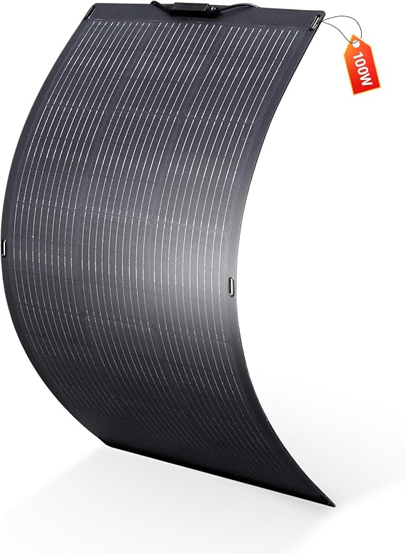 ALLPOWERS SF100 100W Flexible Solar Panel, IP68 Waterproofing ETFE