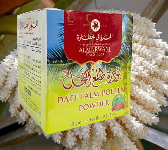 Dates Pollen Powder 20gm - Natural & Pure For Women & Men