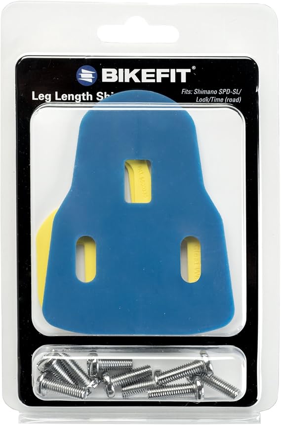Bike Fit Universal Leg Length Shim with Screws, 3mm