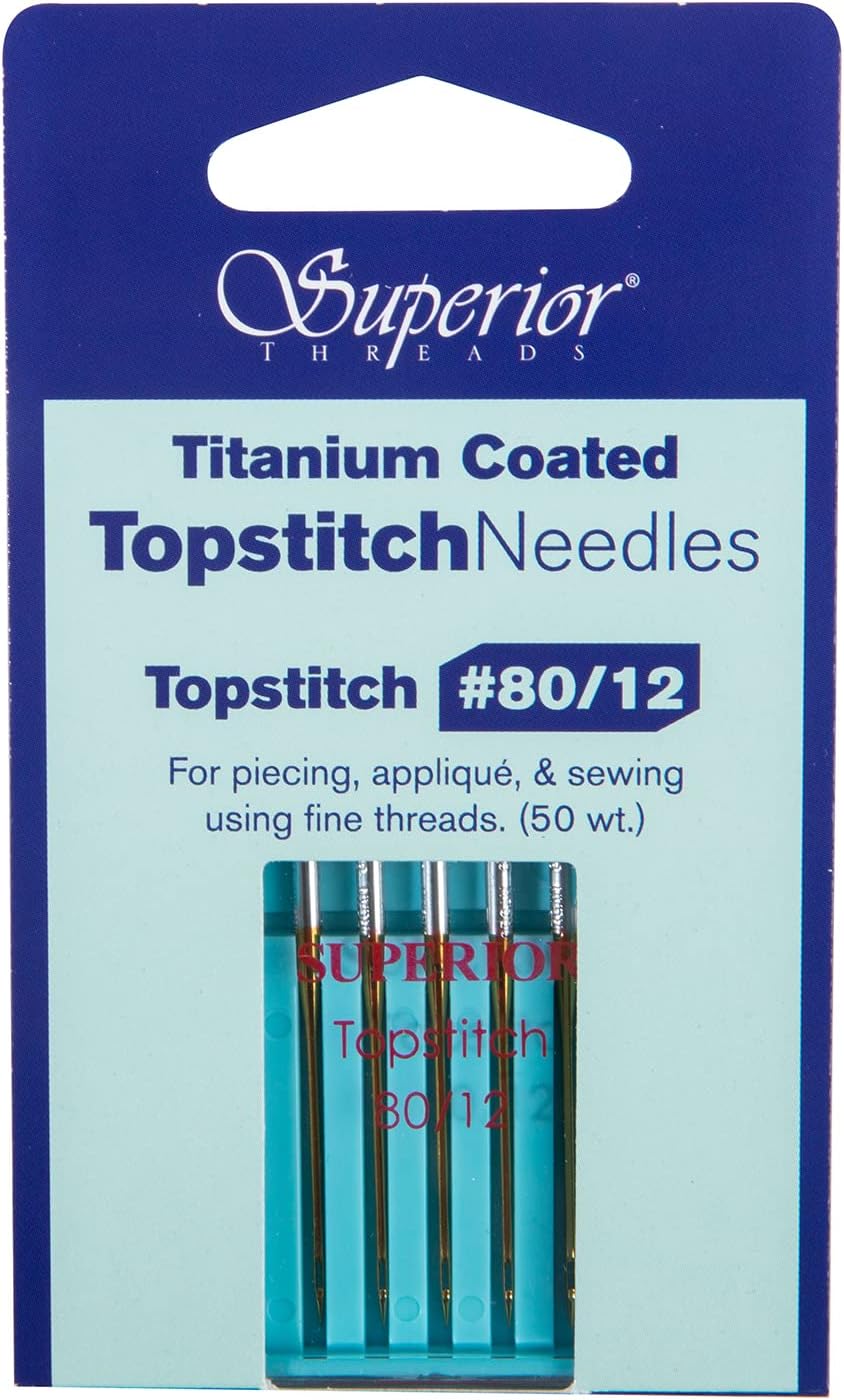 Superior Threads 132-80/12 Topstitch Needles