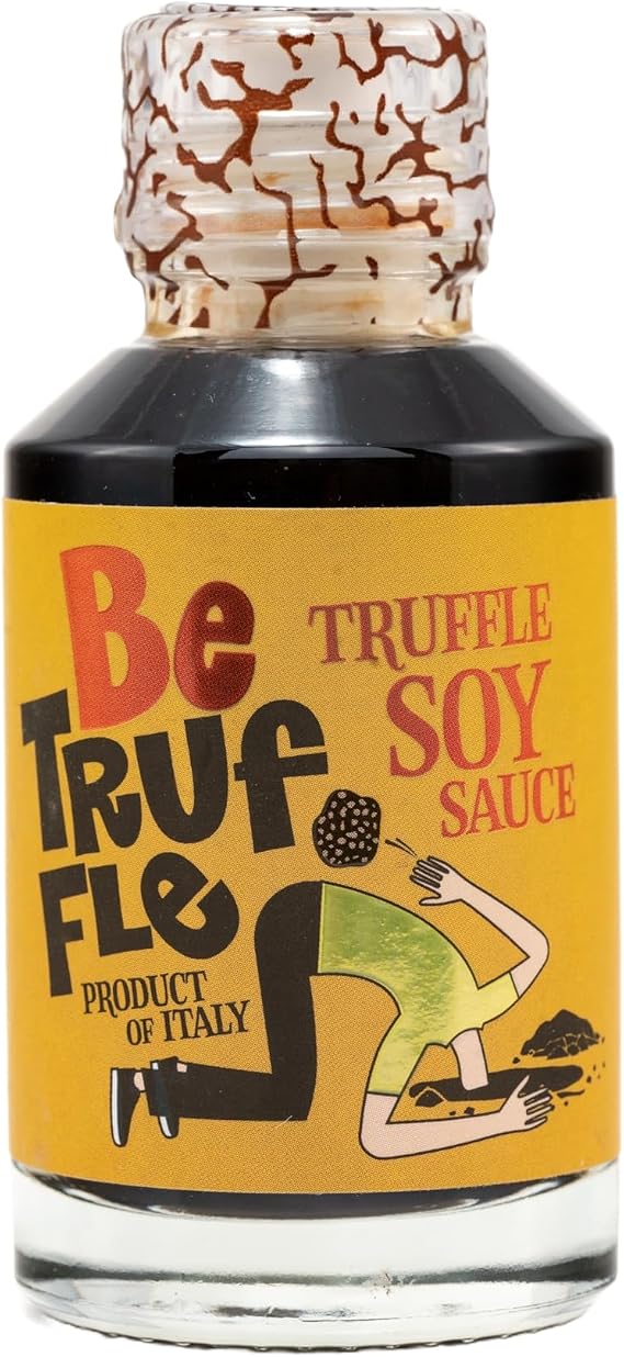 Be Truffle - Black Truffle Soy Sauce 100ml - 100% Made in Italy - Vegan, Cholesterol-Free