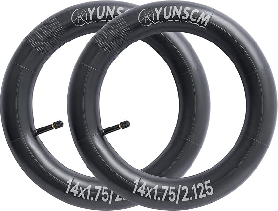 14" Bike Tubes 14x1.75/2.125 Inner Tube AV32 Schrader Valve